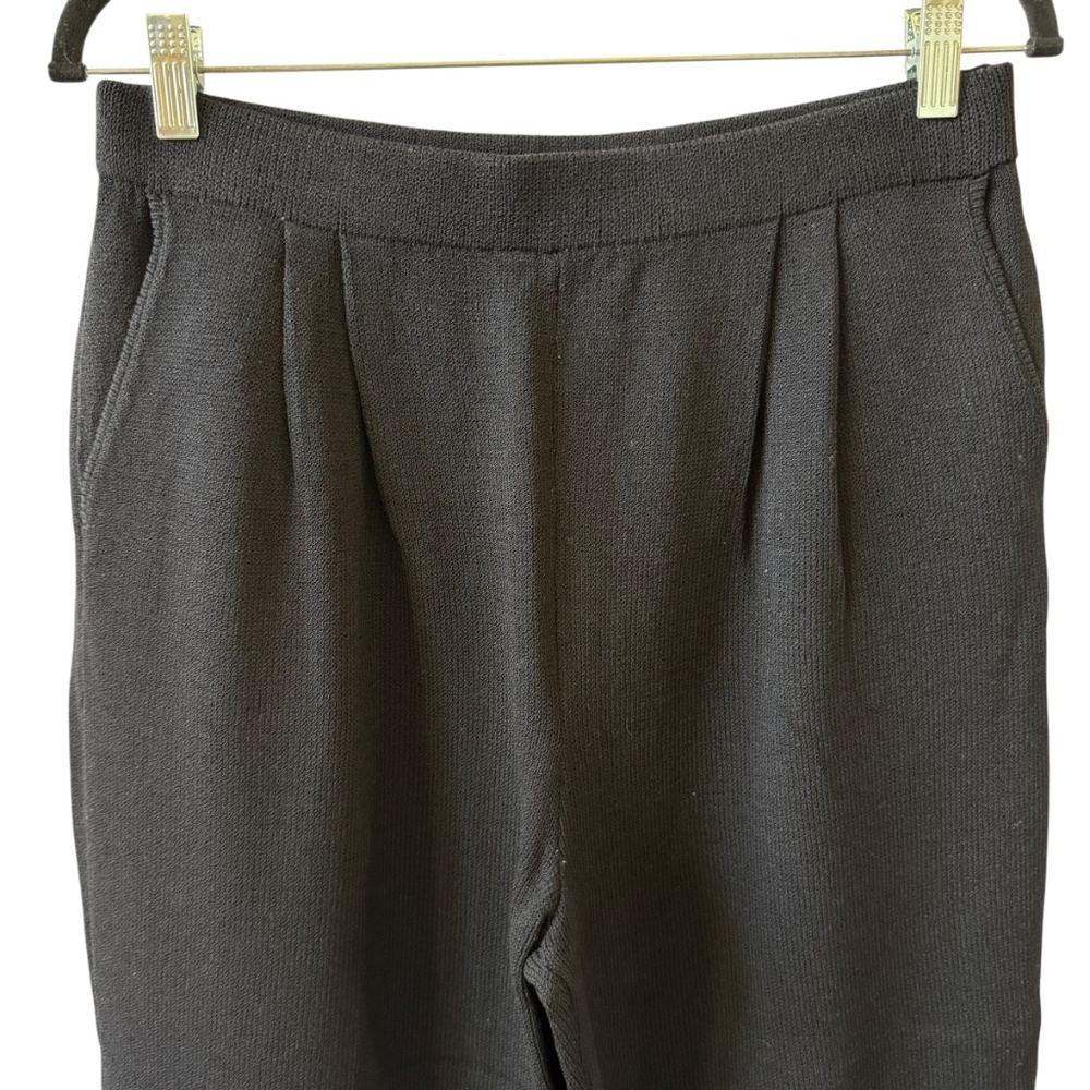 ST JOHN COLLECTION MARIE GRAY PANTS TROUSERS CAREER POCKETS SANTANA KNIT 12 - Picture 3 of 10